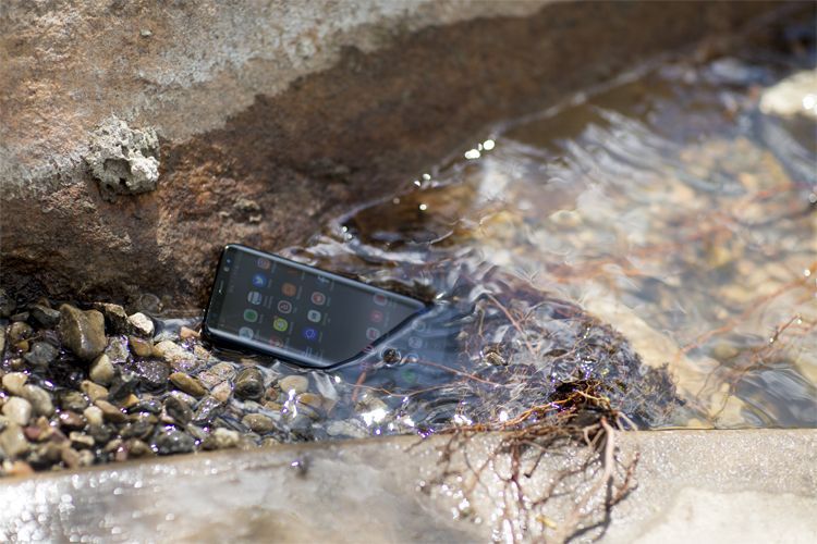 The Galaxy S8 boasts a IP68 rating, which means it is dust-tight and water-resistant up to 1.5 meters for 30 minutes.