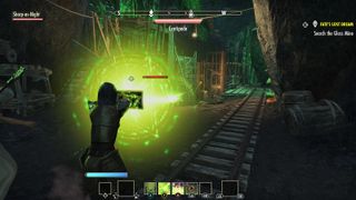 The Elder Scrolls Online Arcanist beam attack