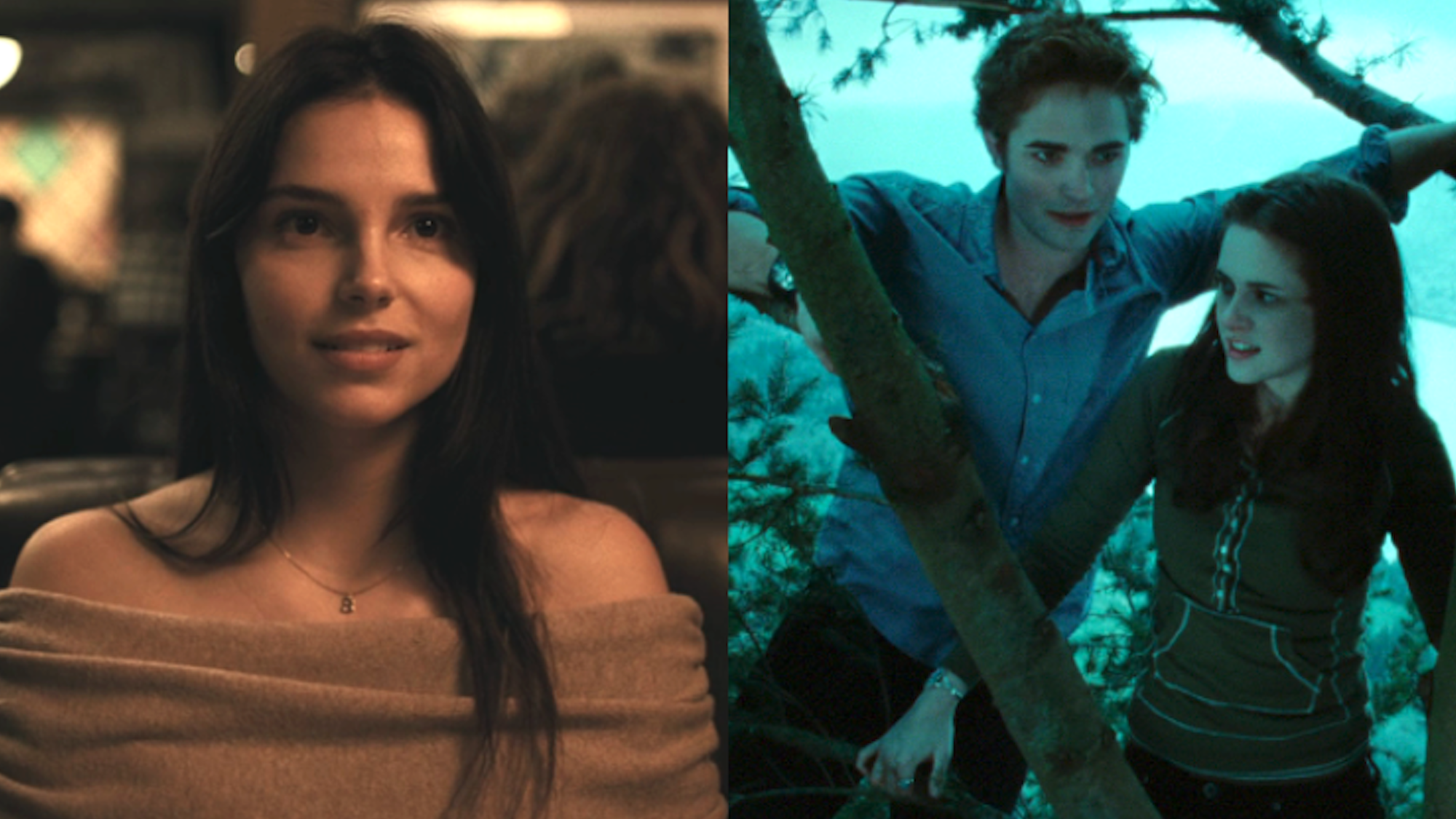 Inde Navarrette as Nikki in Obsession and Edward and Bella in Twilight
