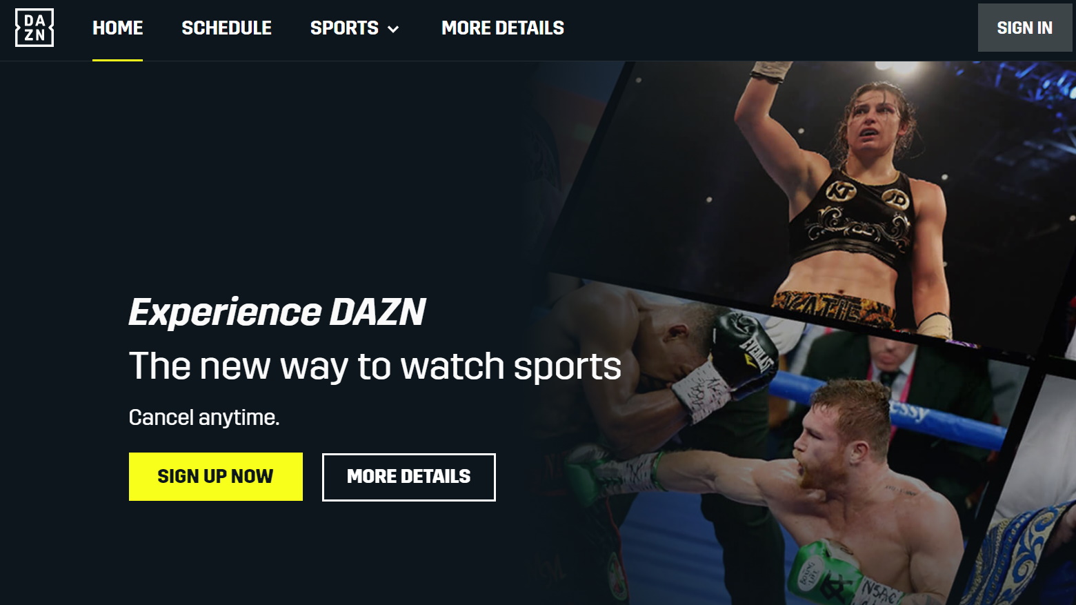 watch dazn boxing free