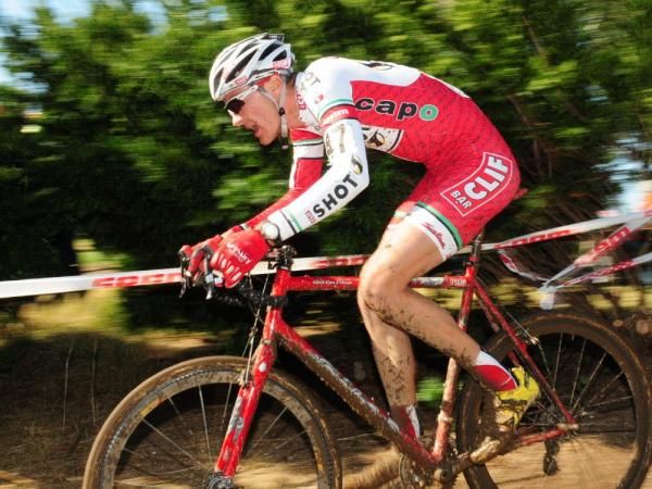 Brady Kappius (Clif Bar) riding in about 15th position