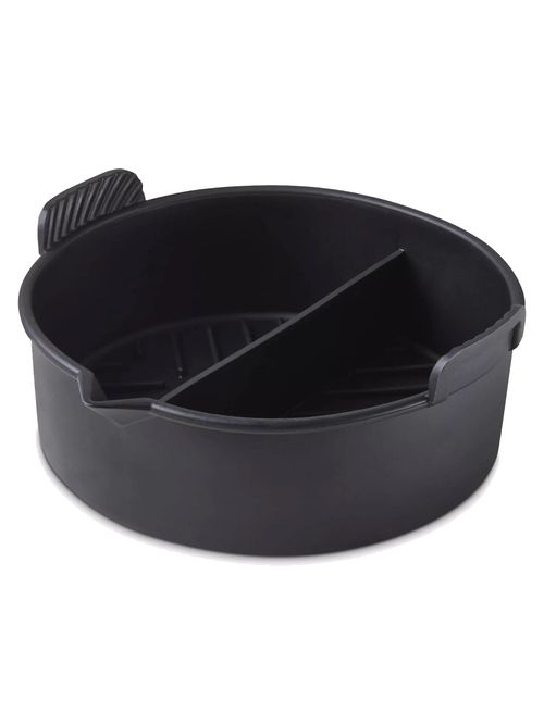 Round Solid Silicone Tray with Divider