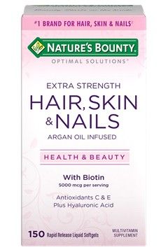 hair, skin, and nails vitamin