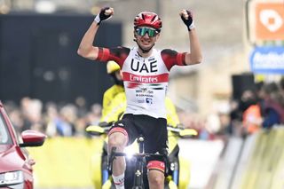 Paris Nice 2022 80th Edition 5th stage SaintJustSaintRambert SaintSaveurDeMontagut 1888 km 10032022 Brandon McNulty USA UAE Team Emirates photo Nico VereeckenPNSprintCyclingAgency2022