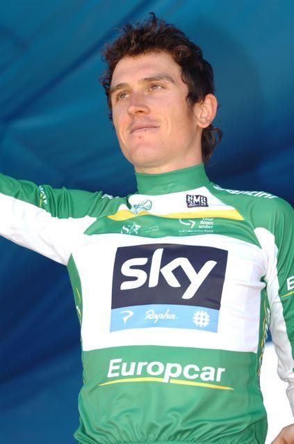 Thomas won the green sprints jersey