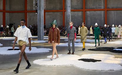 Prada runway at Milan Fashion Week Men&rsquo;s S/S 2026