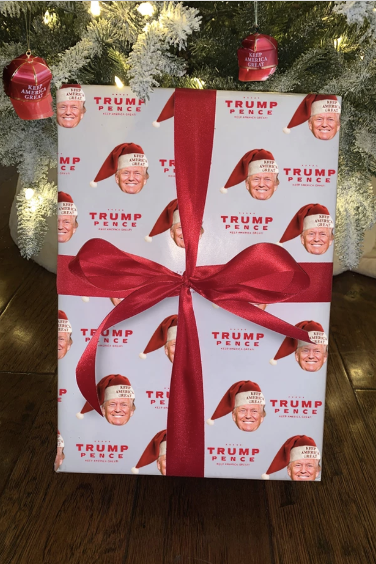 Nothing says Christmas like $30 Trump Pence wrapping paper and $60 'Keep  America Great' ornaments - MarketWatch