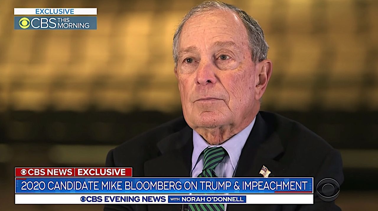 Michael Bloomberg on CBS