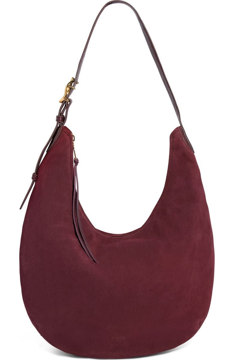 Large Unity Suede Hobo Bag