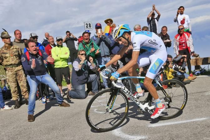 Fabio Aru (Astana Pro Team) pushed Nairo Quintana close
