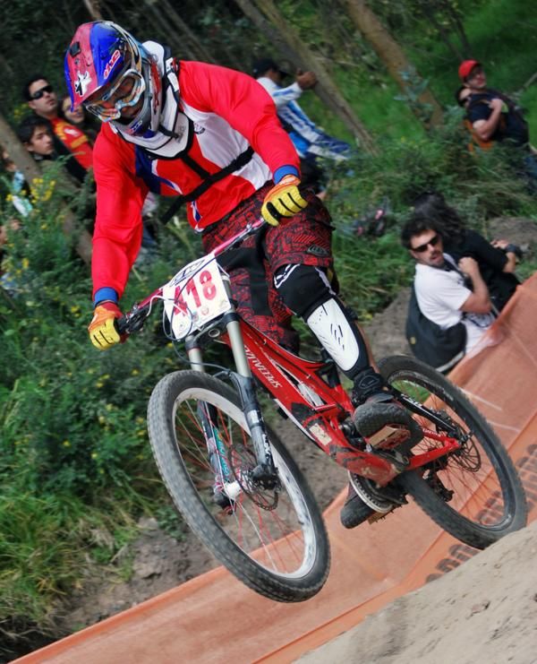 Ortiz rode the course with a lot of control.