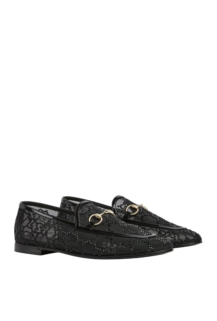 An image of Gucci loafers.
