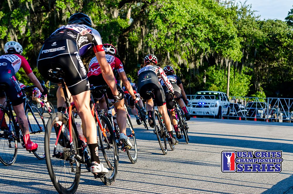 The peloton at Park Circle