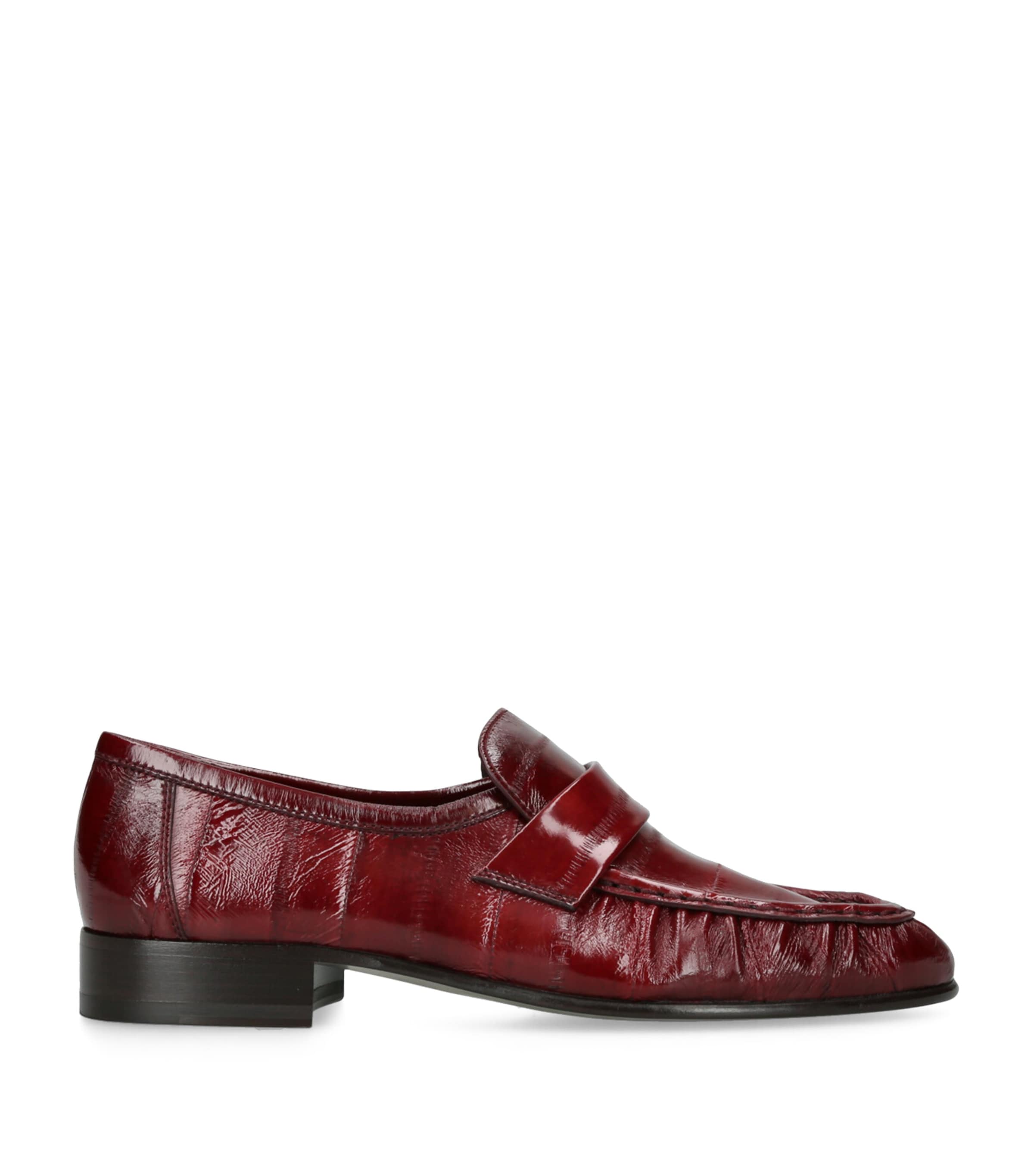 The Row Soft Eel Loafers