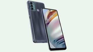 Front and back render of the Moto G60