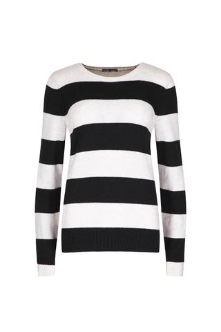 Striped Long-Sleeved Knitted Top, Tu at Sainsbury's