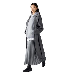 Pleated Long Skirt