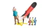 Motoworx fun foam toy rocket launcher