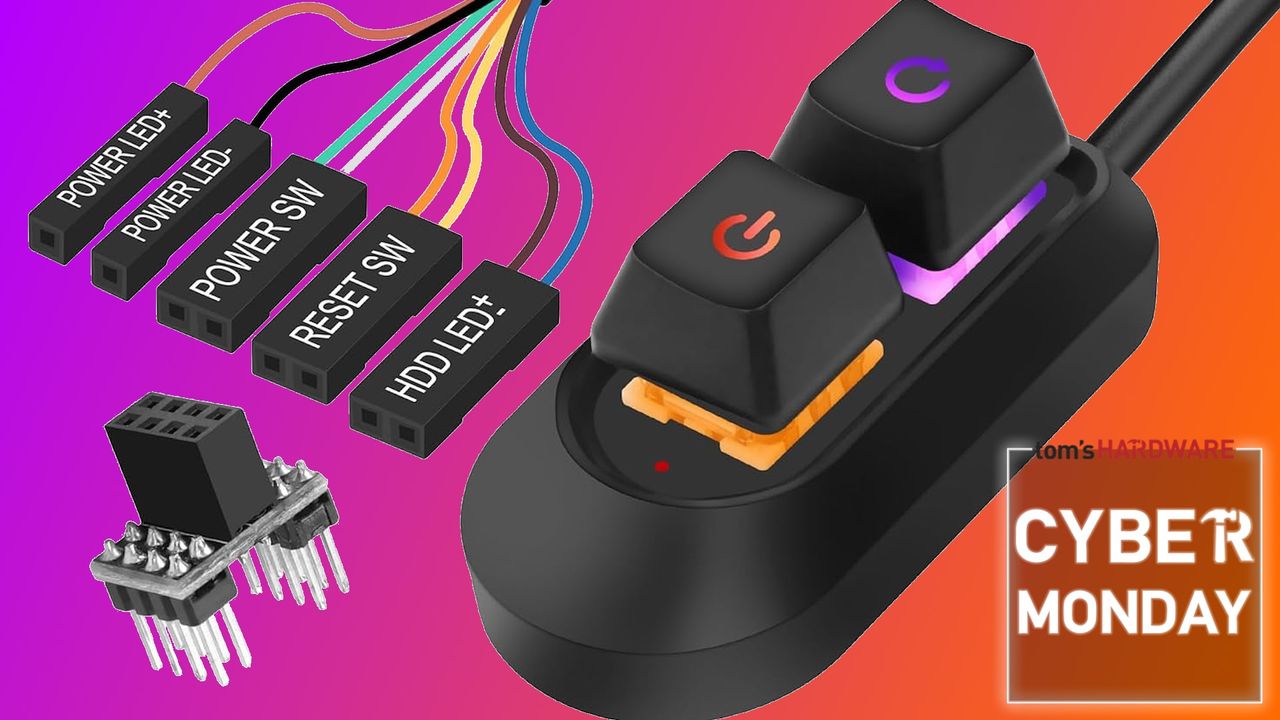 Awesome $8.49 power button gadget lets you start your PC from your desk — make your life easier by not having to bend down to reach the power button, super-durable external power switch is 15% off