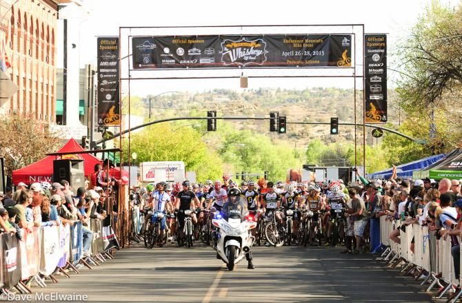 The start of the Whiskey 50 on Whiskey Row