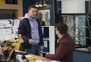 Ryan Connor and Bobby in Coronation Street