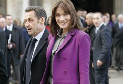 Carla Bruni in London for French State Visit