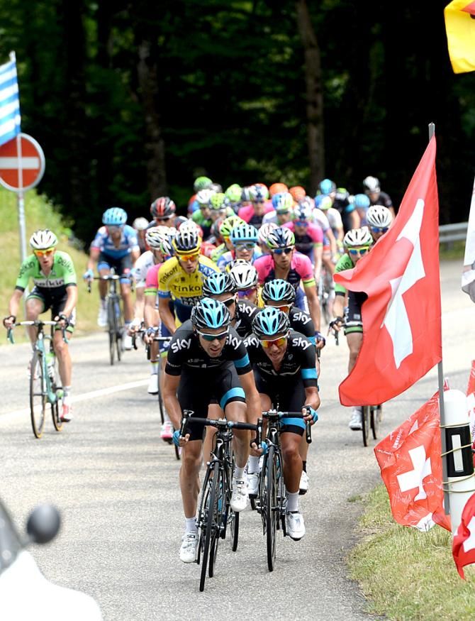 Philip Deignan leads Team Sky