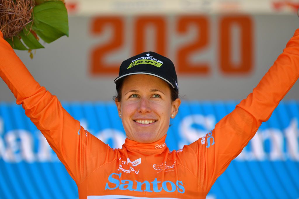 Amanda Spratt won stage 2 of the Women's Tour Down Under