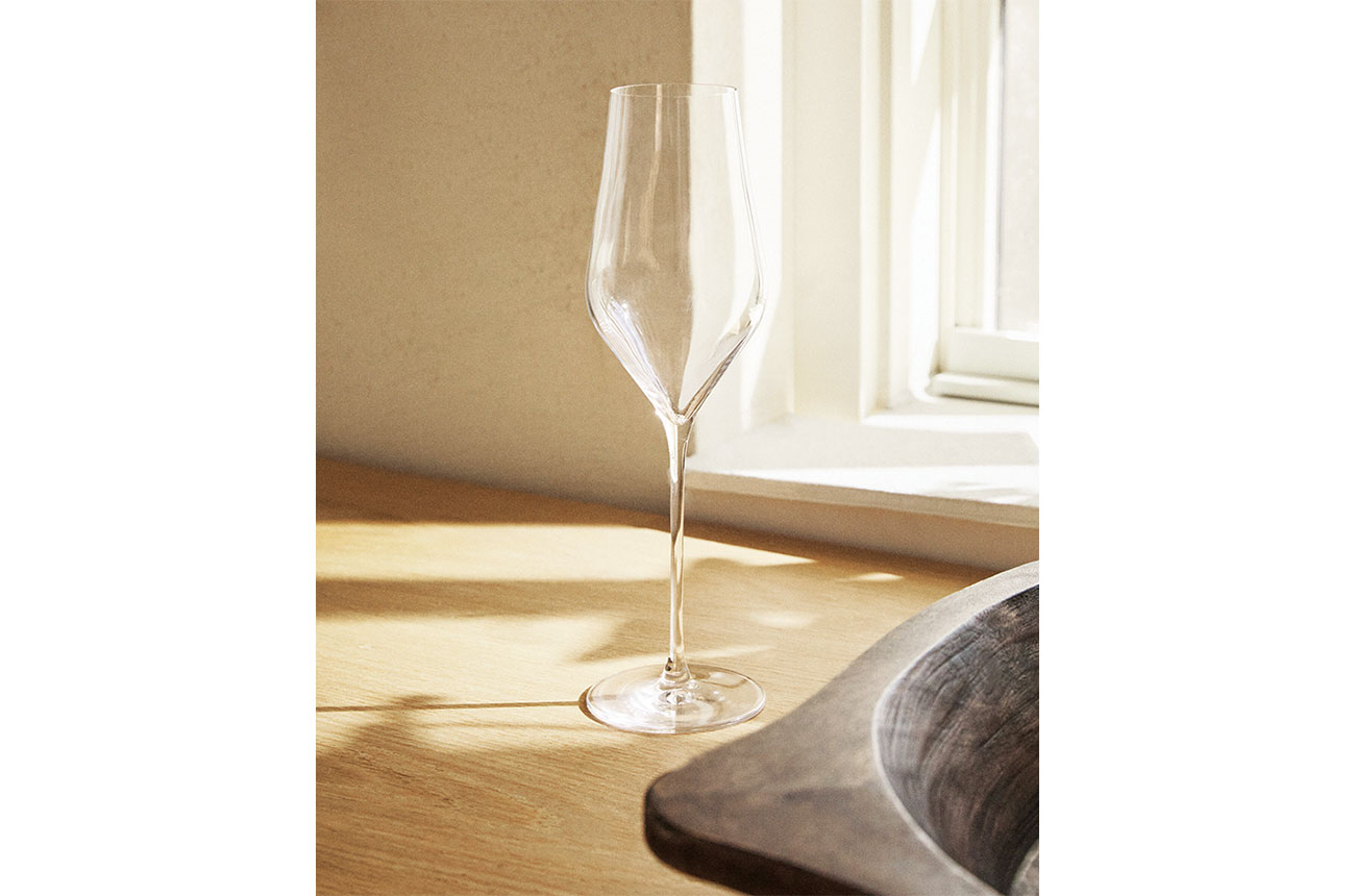 wine glass from Zara