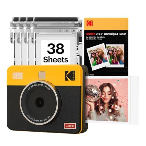 Mini Shot 3 3x3" Instant Digital Camera & Photo Printer
