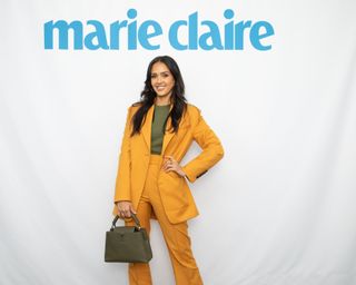 Jessica Alba appears at the Marie Claire Power Trip summit
