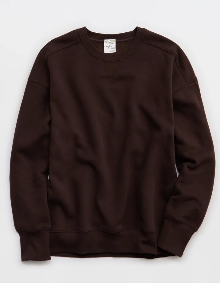 Offline by Aerie Cloud Fleece Oversized Crewneck