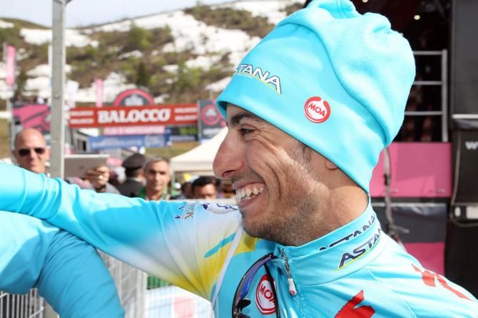 Fabio Aru (Astana Pro Team) at the finish