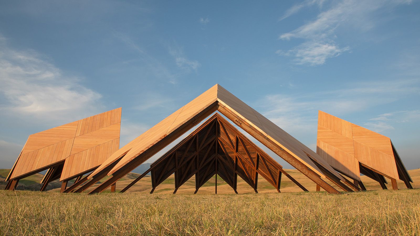 pavilion in landscape