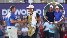 Rory McIlroy and caddie Harry Diamond after the 2024 DP World Tour Championship