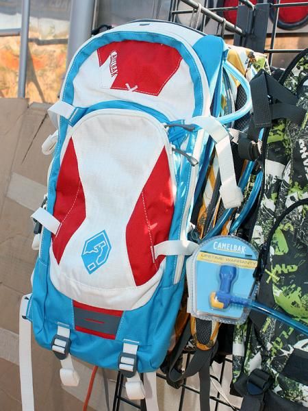 The Consigliare is the smallest pack in the range with a two-liter reservoir, external lashing points for a full-faced helmet and pads and enough additional storage for a few essentials.