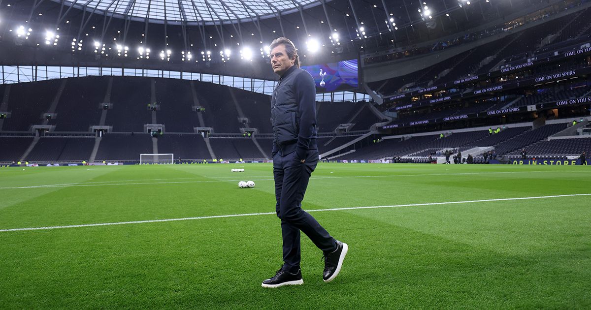 Tottenham manager Antonio Conte arrives at the stadium prior to the Emirates FA Cup Third Round match between Tottenham Hotspur and Portsmouth FC at Tottenham Hotspur Stadium on January 07, 2023 in London, England