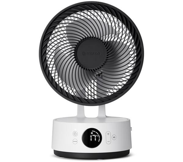 Meaco Sefte 8&amp;rdquo; Table Air Circulator Fan - White