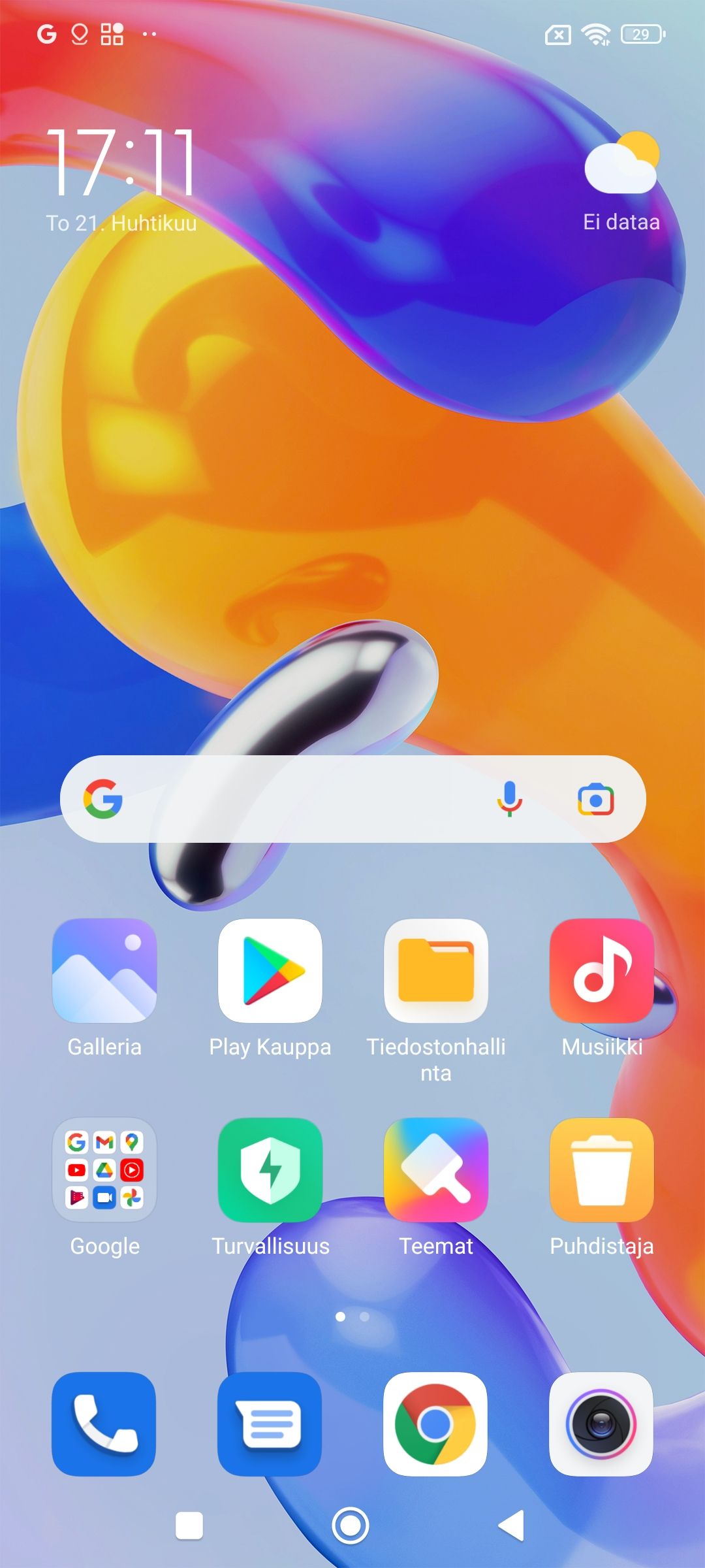 Android-sovelluksen p&auml;ivitt&auml;minen 1