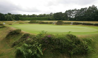 Hindhead Golf Club putting green pictured