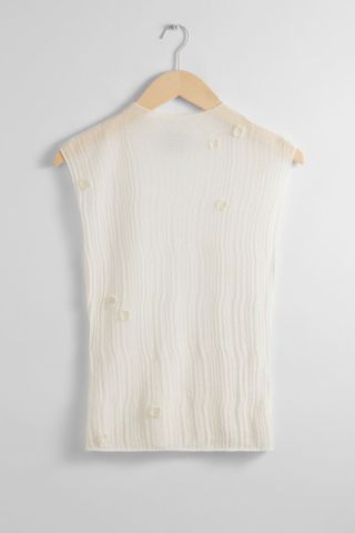 Sheer Sleeveless Top