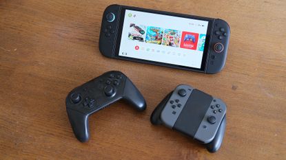 Nintendo Switch 2 with old Switch 1 controllers