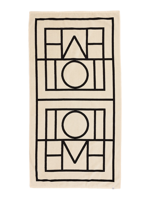 Toteme Monogram Jacquard Beach Towel