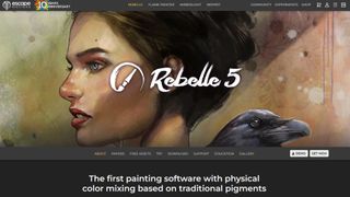 Website screenshot for Rebelle