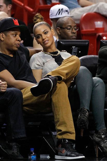 Beyonce - Jay-Z - Basketball game - Celebrity Pictures - Marie Claire - Marie Claire UK