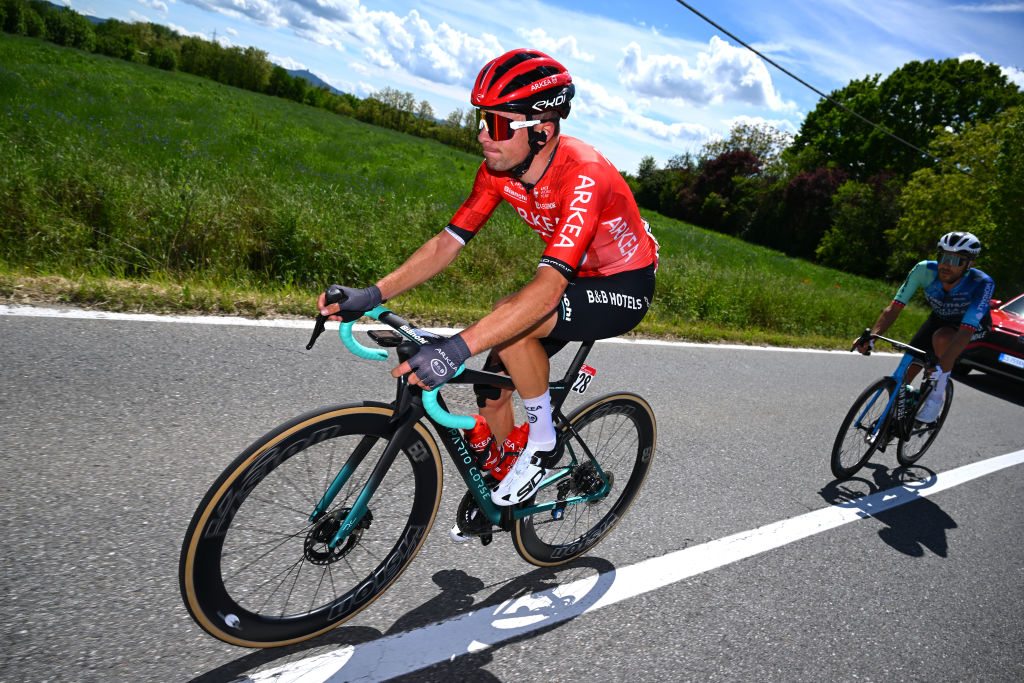 TORINO ITALY MAY 04 Alessandro Verre of Italy and Team Arkea BB Hotels competes during the 107th Giro dItalia 2024 Stage 1 a 140km stage from Venaria Reale to Torino UCIWT on May 04 2024 in Torino Italy Photo by Dario BelingheriGetty Images
