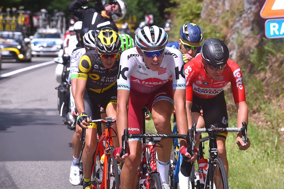 Nils Politt (Katusha-Alpecin) in the breakaway