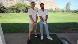 Anton & Giovanni in golf wear