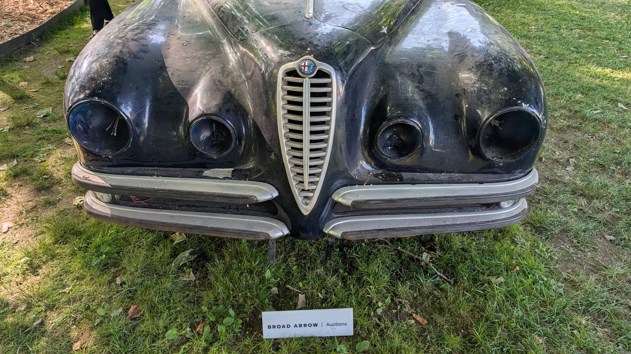 1949 Alfa Romeo 6C 2500 Super Sport Touring Coupe, sold for restoration by Broad Arrow