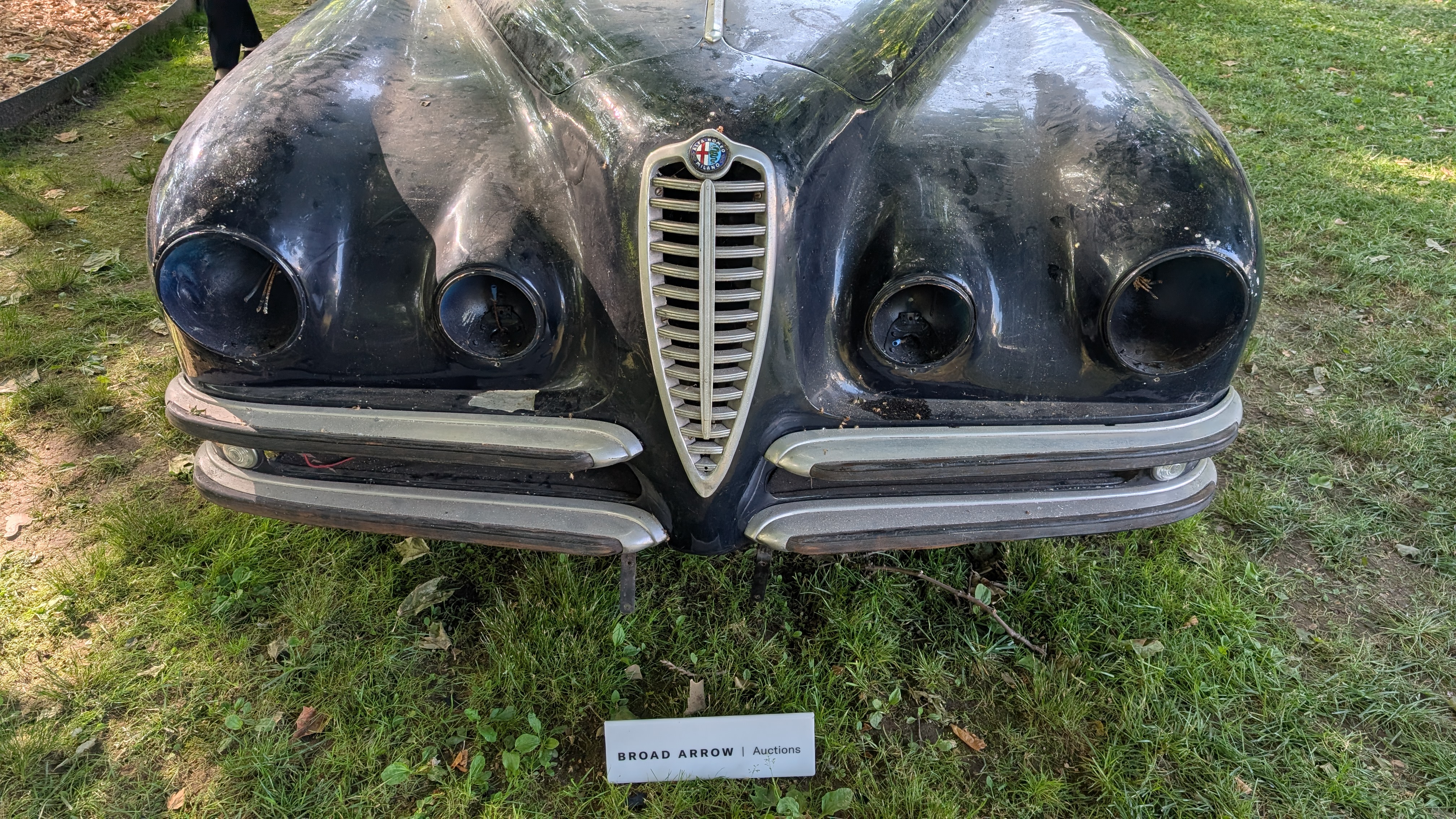 1949 Alfa Romeo 6C 2500 Super Sport Touring Coupe, sold for restoration by Broad Arrow